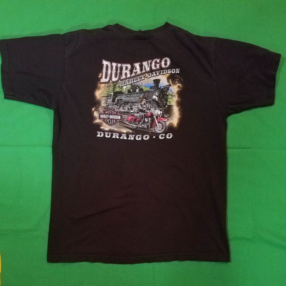 Harley Davidson Durango Colorado Double Sided Tee